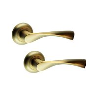 Ручки на розеті KEDR R10.023-AL MACC кава